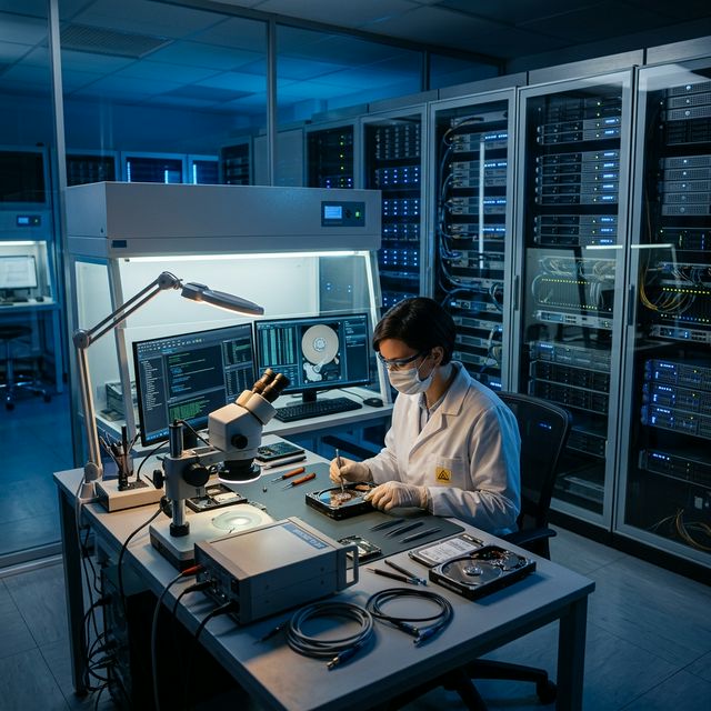 RAID Veri Kurtarma Laboratuvarı - ISO 5 Temiz Oda ve Profesyonel Veri Kurtarma Donanımları